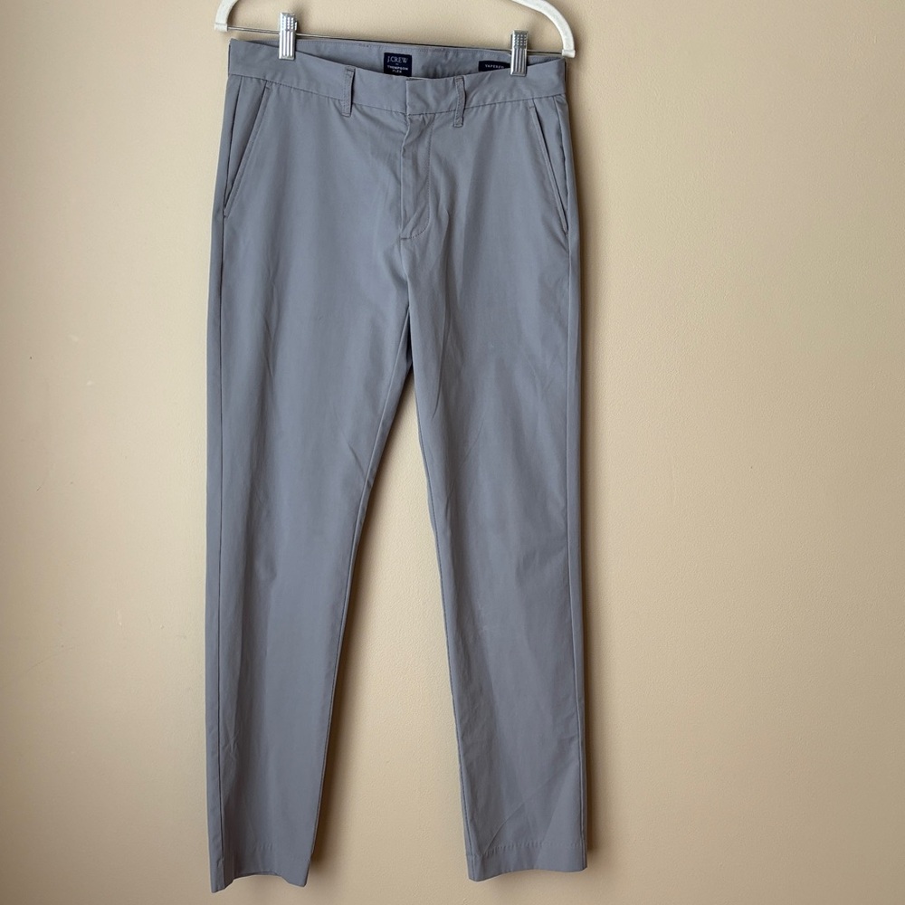 J. Crew Thompson Flex Pants Men’s 29x32 Light Gray Tapered